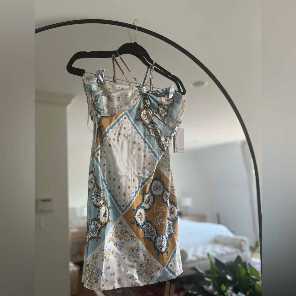REFORMATION Sorrentine Silk Dress